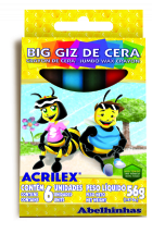 GIZAO DE CERA 06 CORES - 14170